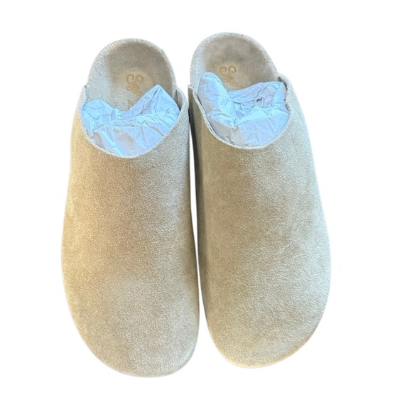 Seychelles Feels Like Home Mule Taupe Suede 9 NIB - Picture 2 of 6